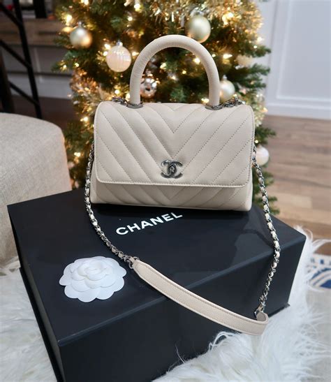 chanel with handle bag|chanel bag with top handle.